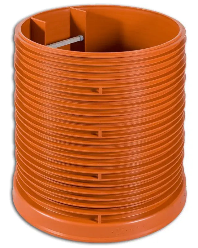 Orange Cylindrisk Plastbehållare för Tillsynsbrunn Kaczmarek 250 mm