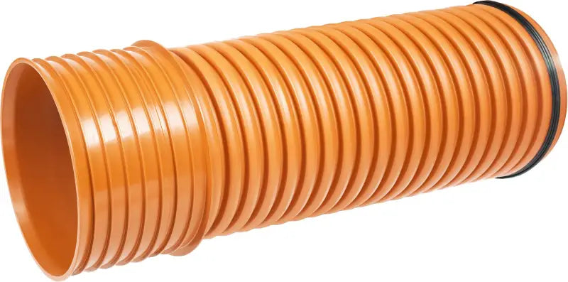 Orange K2-KAN avloppsrör med dubbelvägg och 150 mm diameter