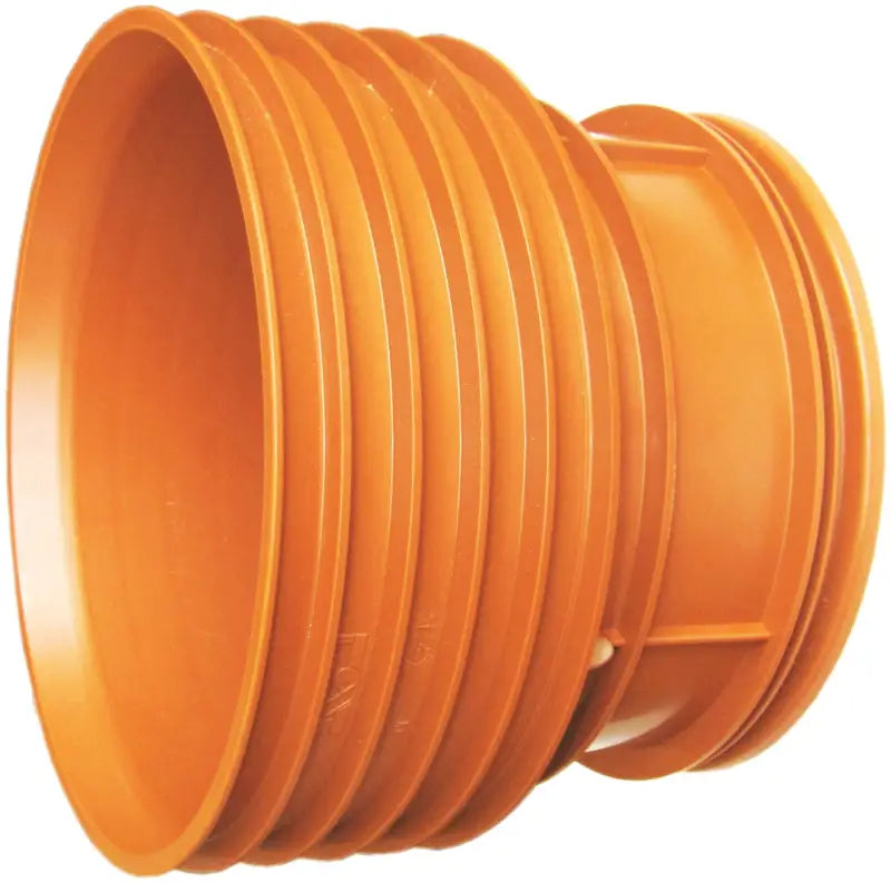 Orange K2-Kan Avloppsrör Reducer Fitting 150 mm