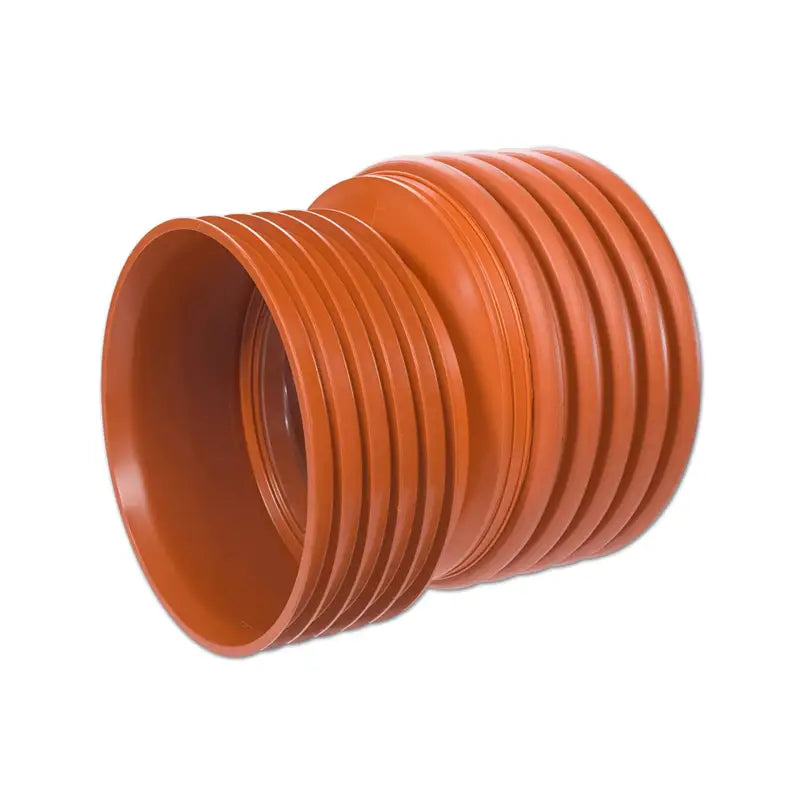 Orange Plastic Pipe Connector for Kaczmarek K2-Kan Drainage Systems