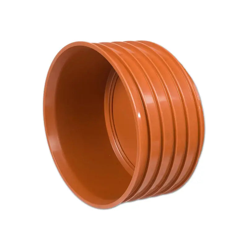 Orange Plastic Pipe End Cap for K2-KAN Dubbelväggiga Polypropenrör