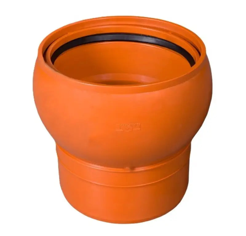 Orange PVC-U Bell-Shaped Expansion Joint for Markavloppsrör Kaczmarek