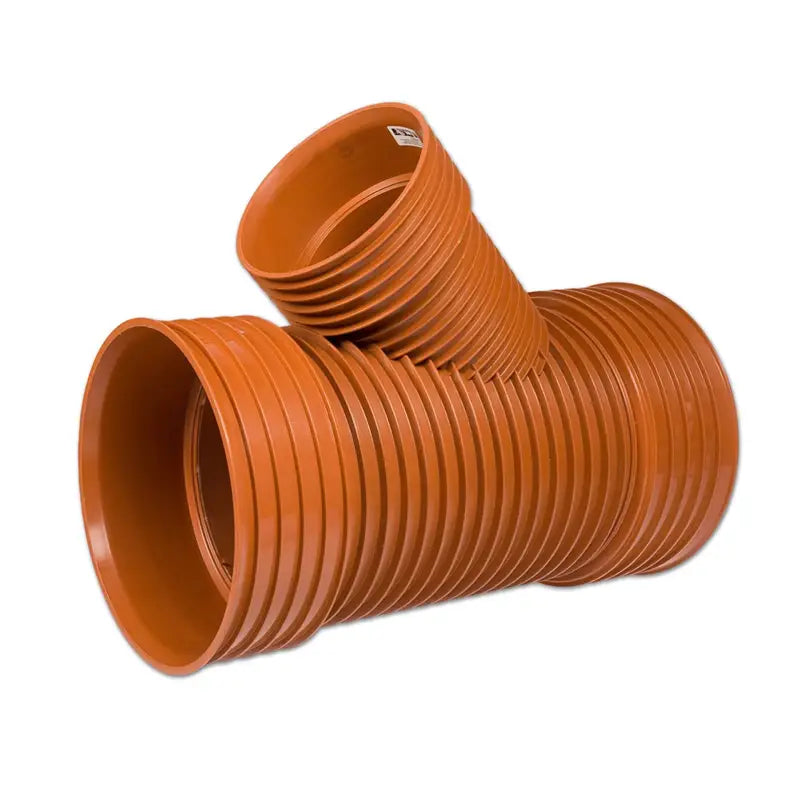 Orange Y-formad Kaczmarek K2-kan Drainage Pipe Connector